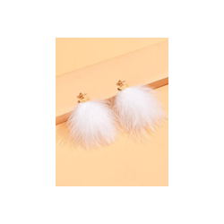 Boucles d'oreilles plumes...